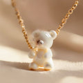 Pearl Bear Phone Charm