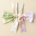 Satin Bow Hair Ribbon Set